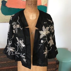 Dries Van Noten silk embroidered jacket size 34